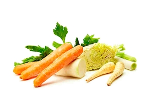 Verduras para caldo - bandeja