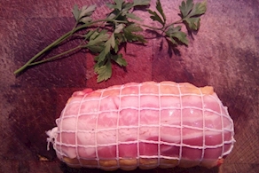 Rotllets de pollastre bacó amb formatge - unitat