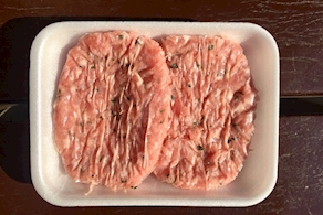 Hamburguesa casera de conejo km0 – 2 unidades bandeja (250 gr aprox)