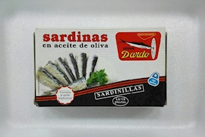 Sardineta en l'oli d'oliva Dardo (14-18 peces)