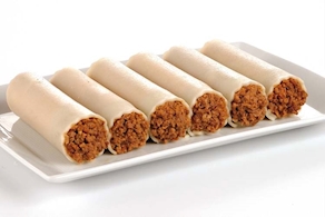 Canelones hechos en casa sin bechamel – bandeja 6 unidades (100 gr aprox)