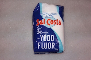 Sal costa marina iode + fluor - paquet (1 kg aprox)