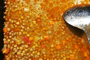 Estofado de lentejas - ración (250 gr aprox)