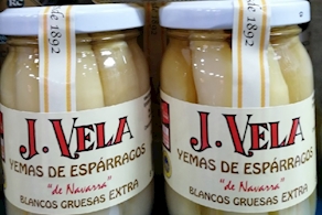 Puntes d'espàrrecs Navarra J. Vela - pot