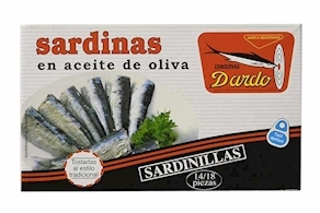 Sardinillas aceite de oliva (12/18 piezas)