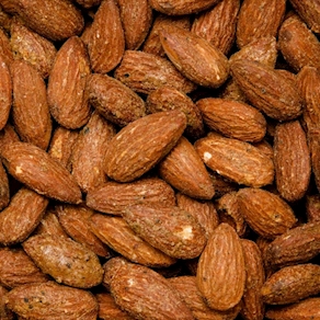 Almendra tostada a la leña