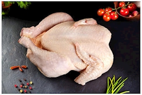 Pollo semi payés a 1/8
