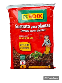 Sustrato calidad a plantas interior/exterior con abono (5 l)