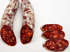 Xoriço enfilall ibèric. Salamanca (pes de 100gr.)