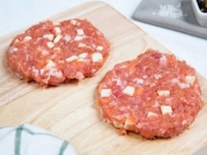 Hamburguesa pollo con queso - Al peso (250 gr aprox.)