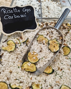 Risotto de Boletus amb Carbasso -Bossa (100gr aprox)( Monbolet)