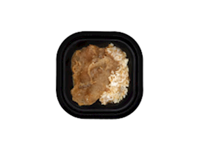 Fricandó de cerdo con setas y arroz - Bandeja (250 gr)