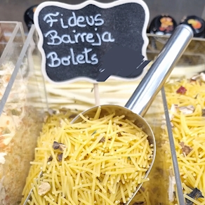Fideus Barreja Bolets- Bossa (100gr aprox)( Monbolet)