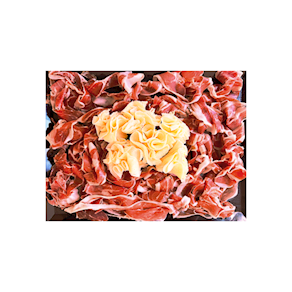 Bandeja paleta ibérica bellota y tete moine – 4 raciones – 400 g