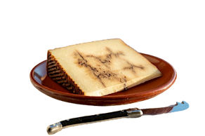 Queso oveja con ajo negro - Al peso (200 gr aprox.)