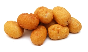 6 croquetes de pernil fregides - Safata (250 gr aprox.)