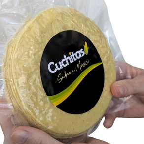 Tortillas de maíz nixtamalizado 12cm - Cuchitas, unidad, 500g