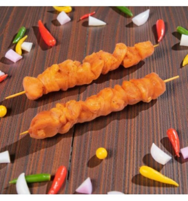 Chicken  skewer in BBQ Sauce 2un