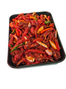 Ternera con salsa teriyaki y verduras: una explosión de sabor oriental.
